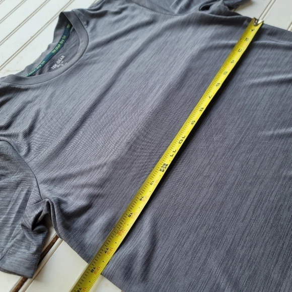 Tek Gear Men’s DryTek Performance Active Top Stretch Crew Neck Gray Sz S - Picture 3 of 7